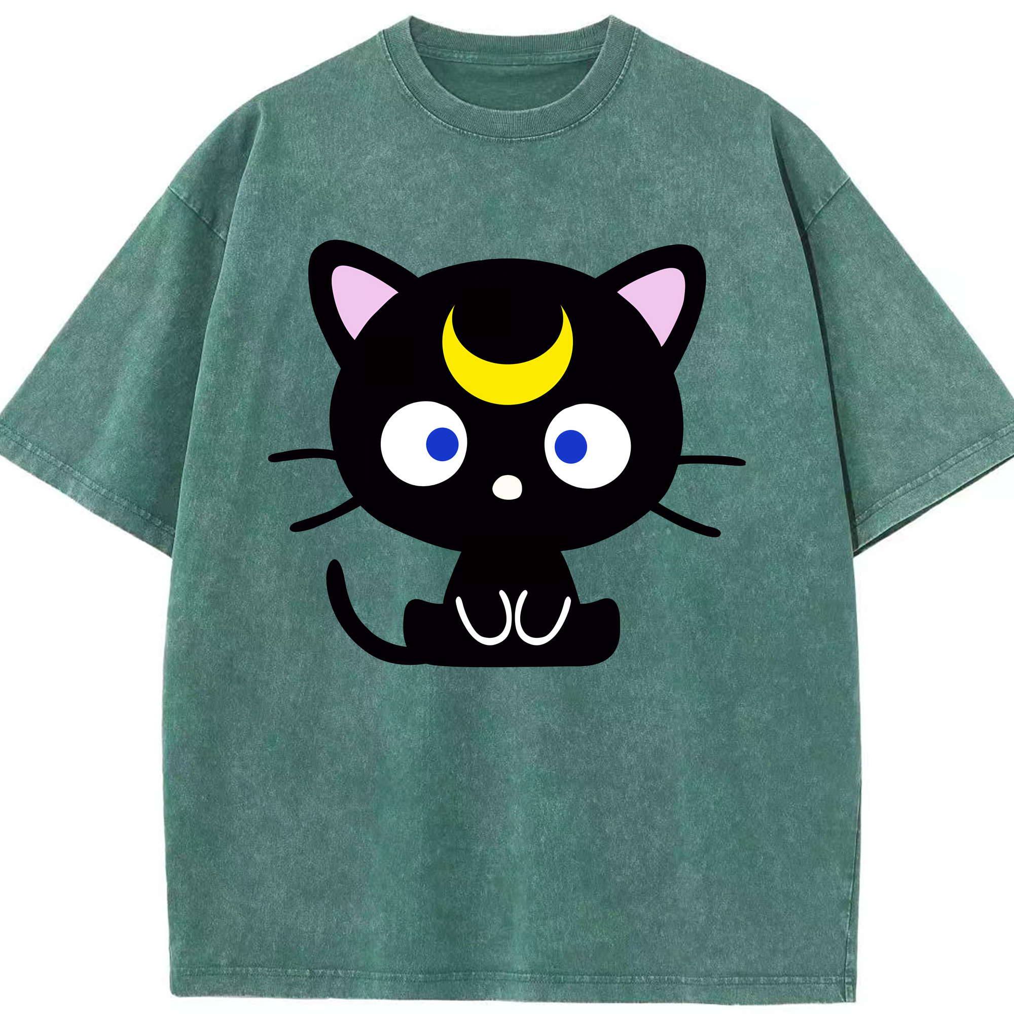 （画像用） 美少女戦士セーラームーン Sailor Moon 綿100% ヴィンテージ風 半袖Tシャツ（フロントプリント）